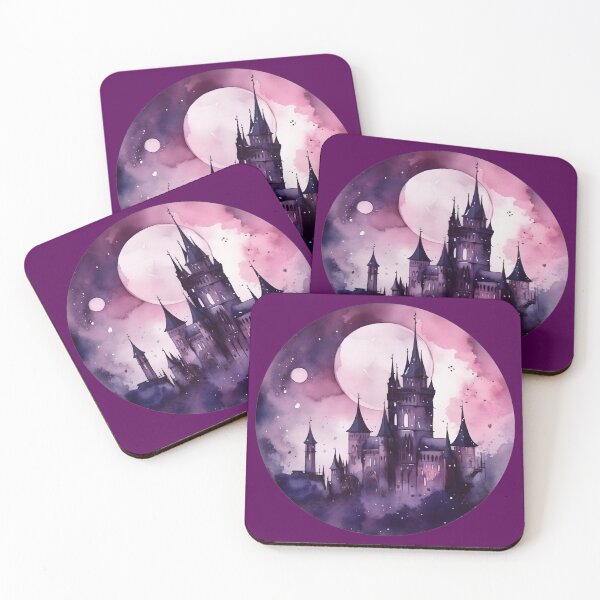 Item preview, Pink Gothic Castle Gothic Fantasy World designed and sold by Magnuna.