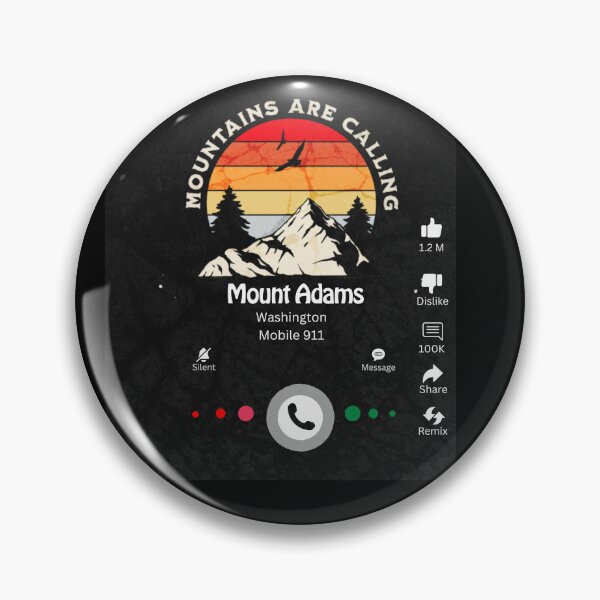 Item preview, Mountains Are Calling Mount Adams designed and sold by netfires.