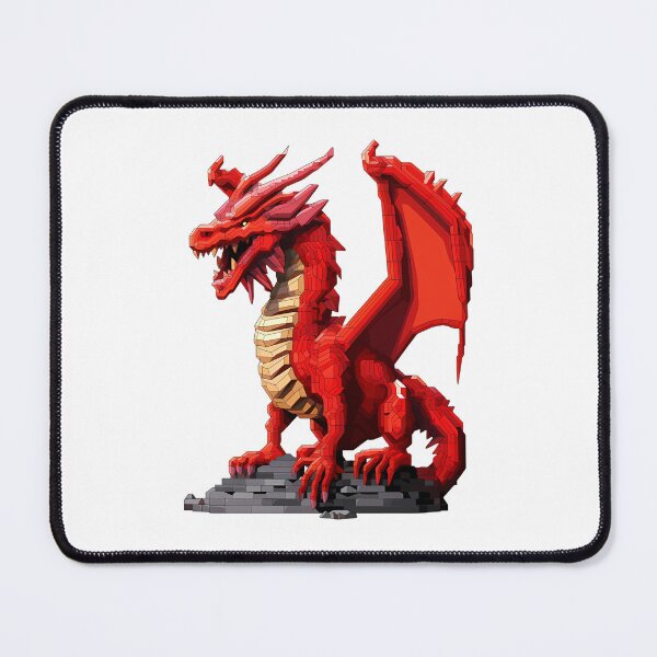 Item preview, Pixel Welsh Red Dragon designed and sold by tropicaltee.