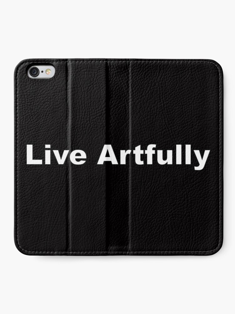 Alternate view of Live Artfully iPhone Wallet