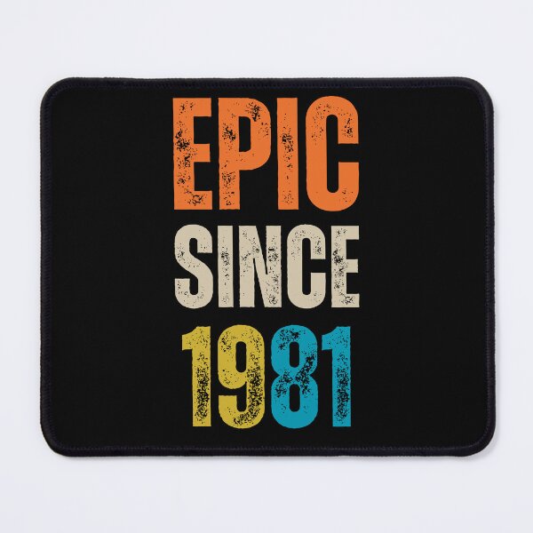 Item preview, Epic since 1981 - vintage birthday gift - birth year classic design designed and sold by Uplife-MyStore.