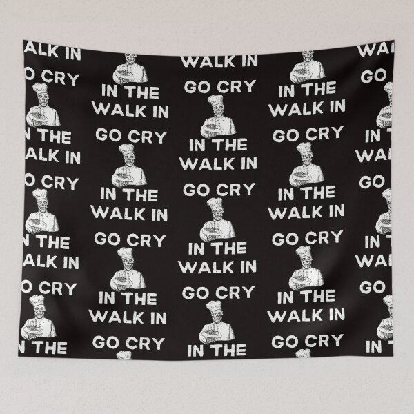 Item preview, Funny Go Cry In The Walk In Skeleton Cook Chef Culinary designed and sold by MagicSD Designs.