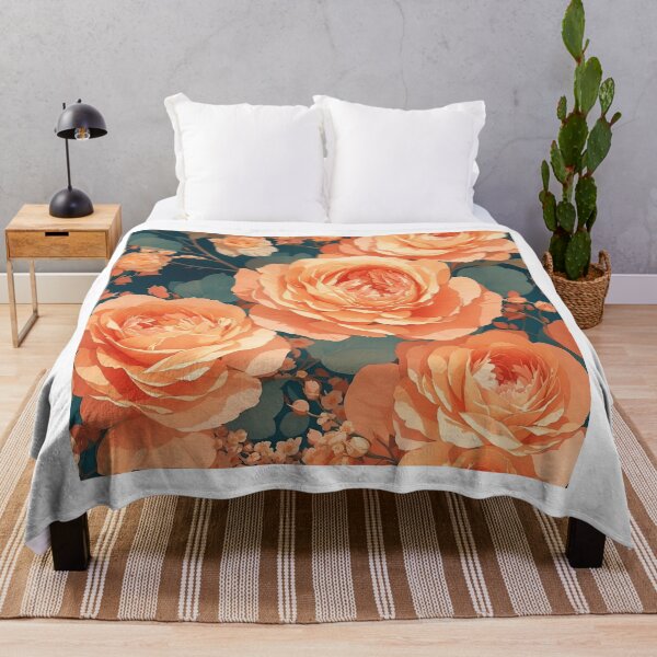 Item preview, beautiful orange roses designed and sold by Neranchara.