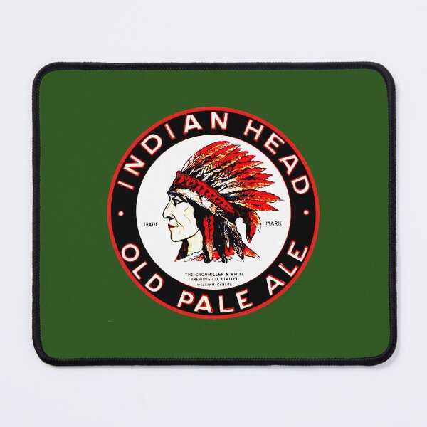 Item preview, Indian Head Old Pale Ale - Vintage Beer Label Art designed and sold by mznaafta49.