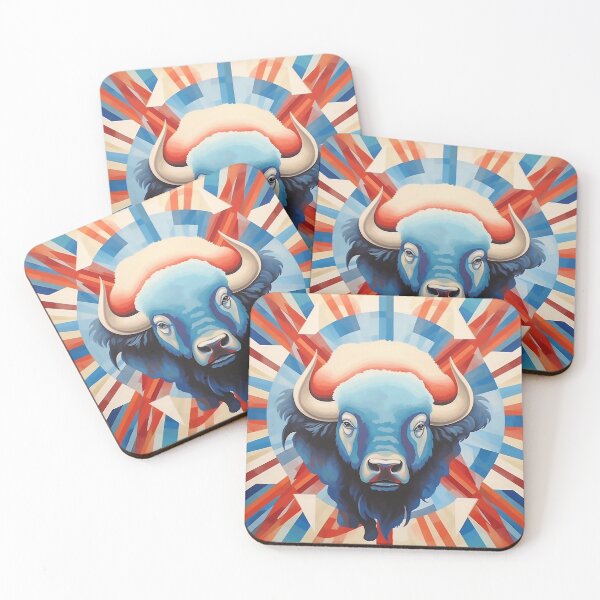 Item preview, Red White & Blue Buffalo designed and sold by WallGarden.
