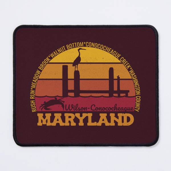 Item preview, Wilson-Conococheague Maryland Sunset Retro Vintage Local Pride Logo designed and sold by CRHPOD20.
