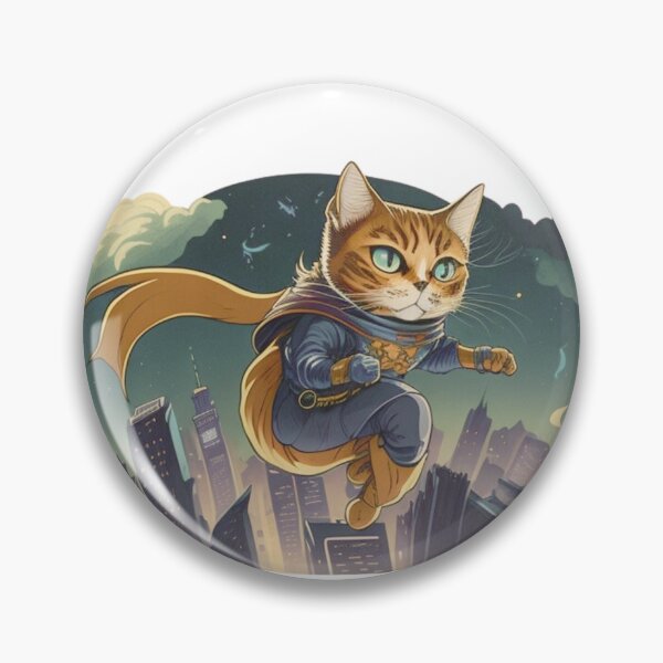 Item preview, Super Hero Cat Cartoon Latte Color | Unique Cat Lover Gift Idea designed and sold by MaFleiva.