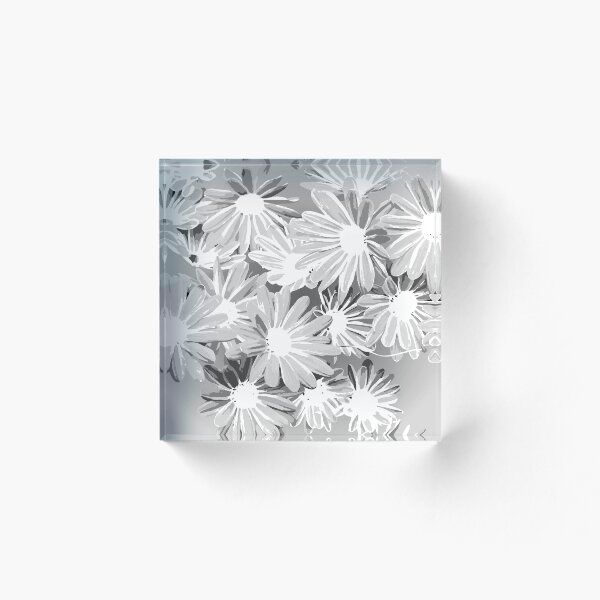 Item preview, Gray Watercolor Flowers designed and sold by B & K     Store.