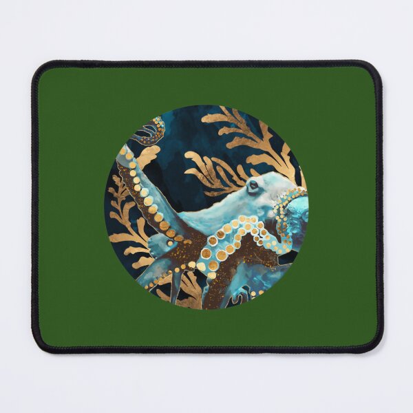 Item preview, Indigo Octopus Art Board Print 	 designed and sold by mznaafta49.