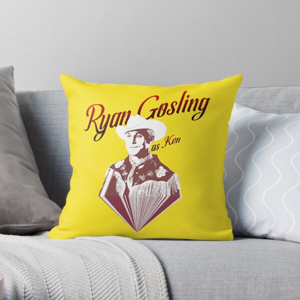 we love Ryan Gosling , Ken from the barbie movie | Throw Pillow