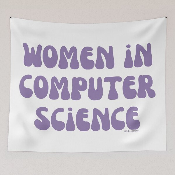 Aperçu de l'œuvre Les femmes en informatique, les femmes dans la technologie, v38, la science, la technologie, l'ingénierie et les mathématiques | @lilsboobthangs créée et vendue par lilsboobthangs.