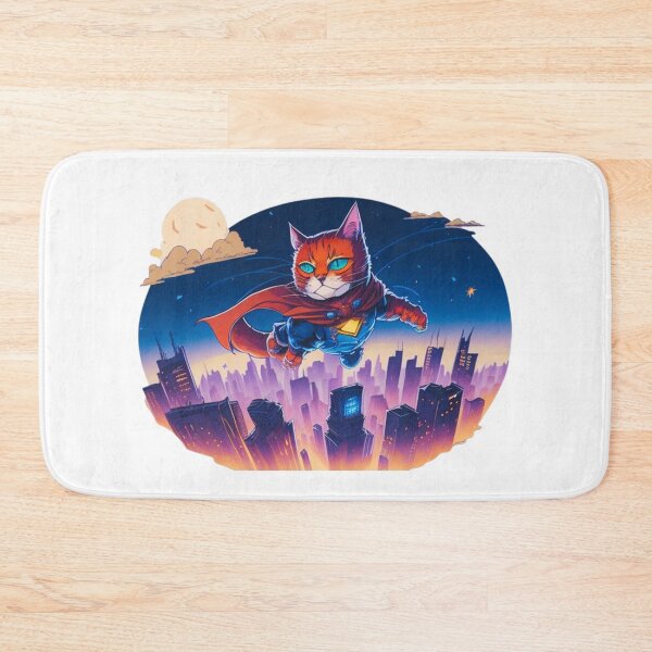 Item preview, Super Hero Cat Cartoon Chroma Color | Unique Cat Lover Gift Idea designed and sold by MaFleiva.