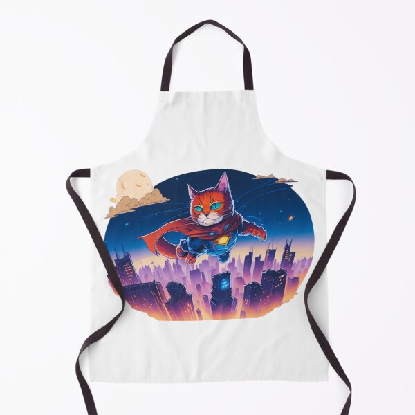 Item preview, Super Hero Cat Cartoon Chroma Color | Unique Cat Lover Gift Idea designed and sold by MaFleiva.