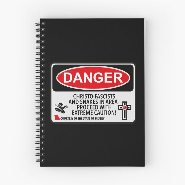 Item preview, Missouri Christo-Fascist Danger Sign designed and sold by Thelittlelord.