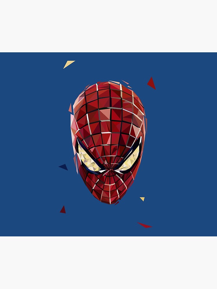 Thumbnail 3 of 3, Tapestry, Polygon Red Hero designed and sold by Dum Design.