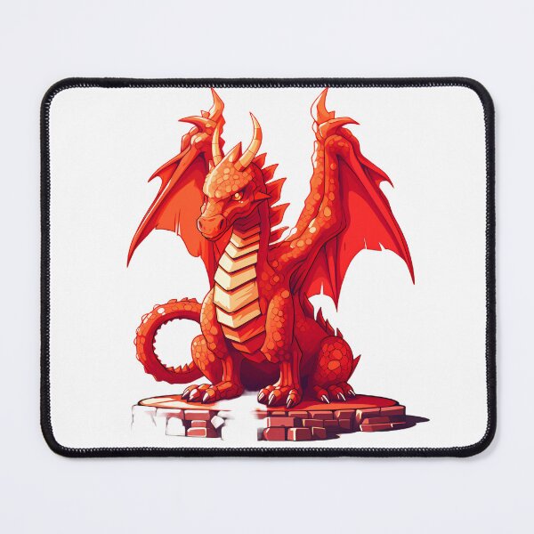Item preview, Pixel Art Welsh Red Dragon designed and sold by tropicaltee.