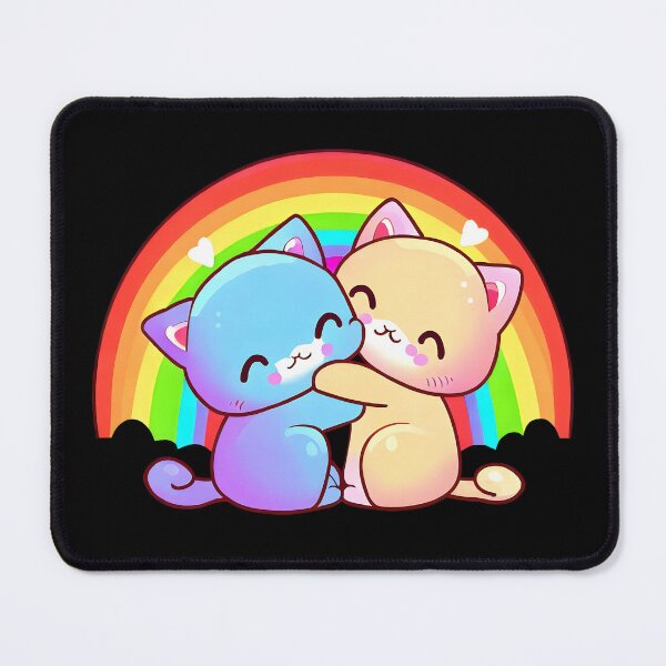 Item preview, Rainbow Love Cats designed and sold by ironydesigns.