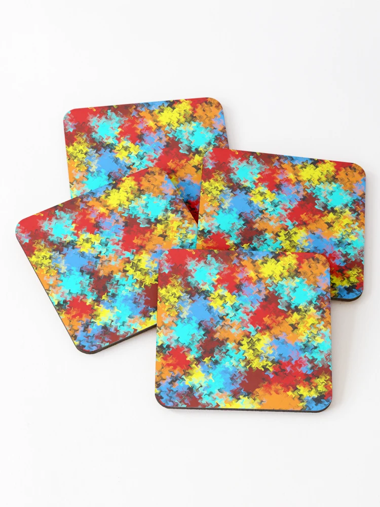 Thumbnail 1 of 5, Coasters (Set of 4), Desert Ripple designed and sold by abstractwhimsy.