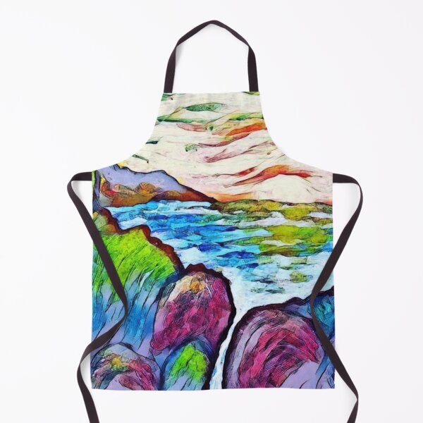 Item preview, Mountain lake with waterfall designed and sold by George Hutton Hunter.