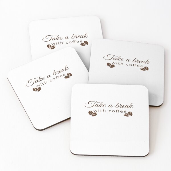 Item preview, take a break with Coffee, Cute Break with coffee, Break with coffee Design  designed and sold by HananDesign13.