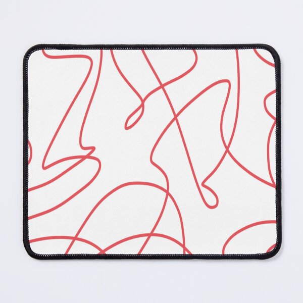 Item preview, Contemporary Line Art: Red and White designed and sold by DanielleGensler.