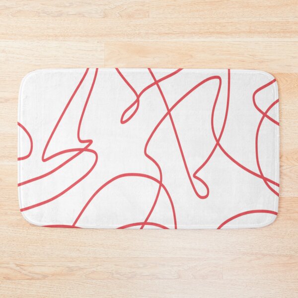 Item preview, Contemporary Line Art: Red and White designed and sold by DanielleGensler.