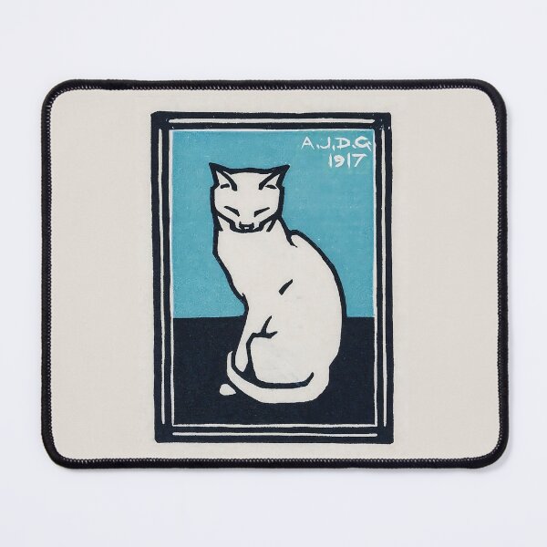 Item preview, Sitting cat 19th century painting by Julie de Graag under public domain. designed and sold by paulo silveira.