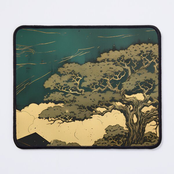 Item preview, Woodblock Sycamore Silhouette designed and sold by tropicaltee.