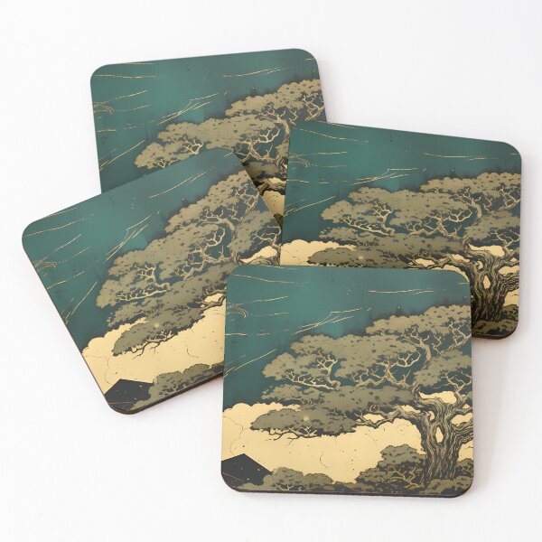 Item preview,  Woodblock Sycamore Silhouette designed and sold by tropicaltee.