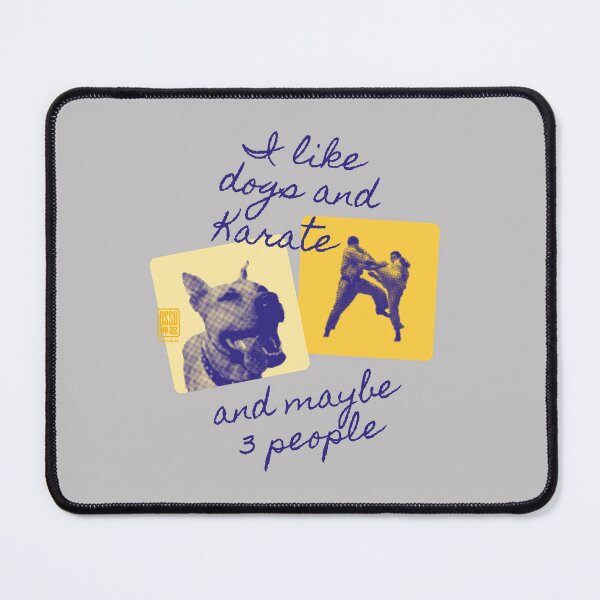 Item preview, I Like Dogs and Karate: Martial Arts Inspired Design designed and sold by Ossu-Couture.