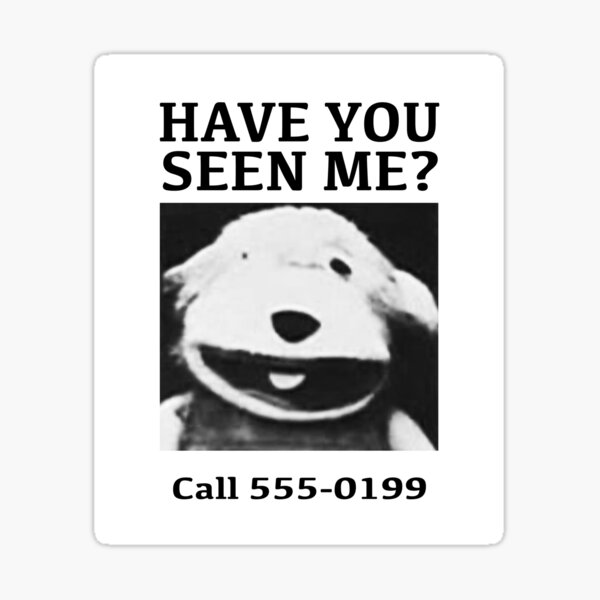 Have You Seen Mr. Pookie? Sticker