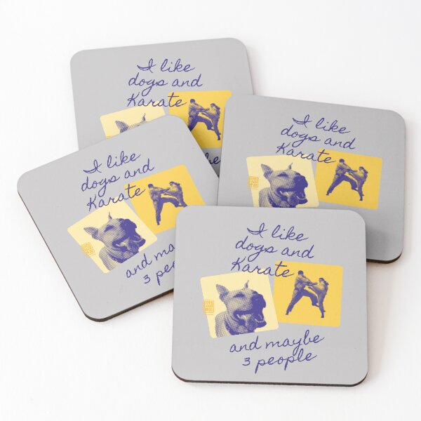 Item preview, I Like Dogs and Karate: Martial Arts Inspired Design designed and sold by Ossu-Couture.