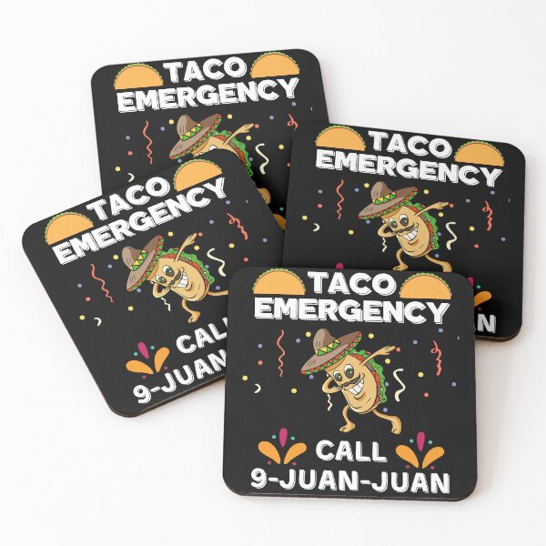 Item preview, Dabbing Taco Emergency Call 9 Juan Juan Funny Mexican Food designed and sold by MagicSD Designs.