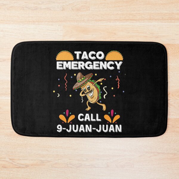 Item preview, Dabbing Taco Emergency Call 9 Juan Juan Funny Mexican Food designed and sold by MagicSD Designs.