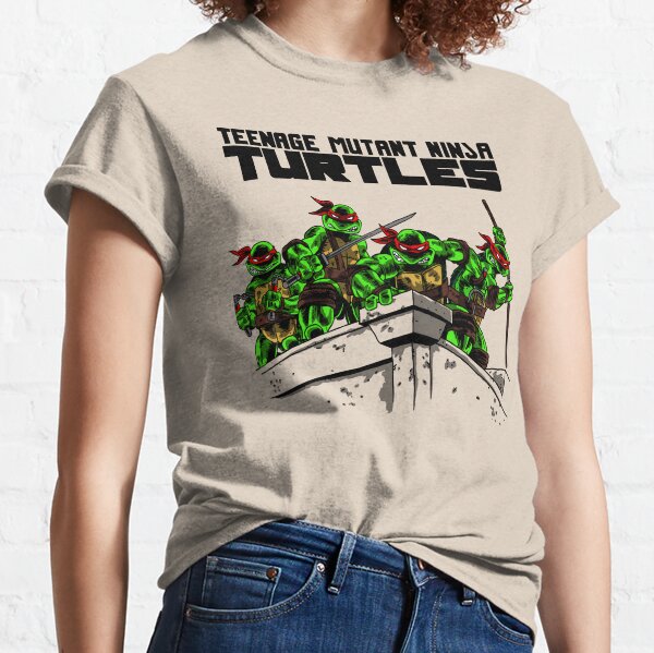 Vintage 1990 Teenage Mutant Ninja Turtles T-Shirt Mirage Studios Comic Image