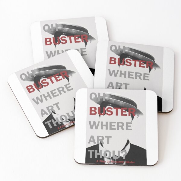 Item preview, Oh Buster Where Art Thou? Film Poster by Nicolette Olivier, Single and Repeating Pattern, Choose Your Own Background designed and sold by Nicolette Olivier.