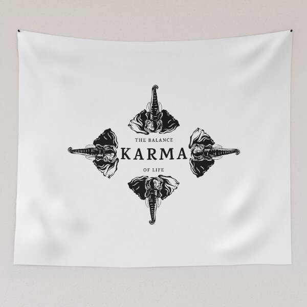 Item preview, Karma The Balance of Life Elephant Heads designed and sold by CarleLS.