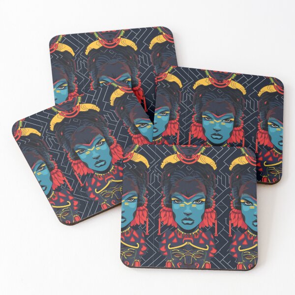 Item preview, Ethnic Afrocentric Locs Tribal Pattern designed and sold by LocFestNYC.