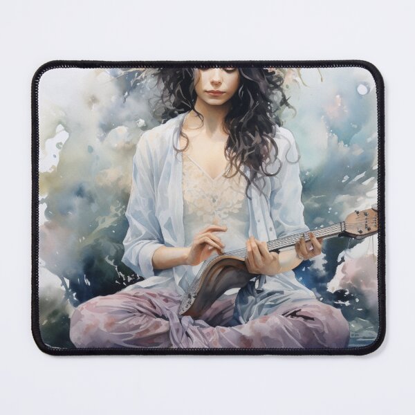 Item preview, Meditation Art in Watercolor Style designed and sold by Namrata-B.
