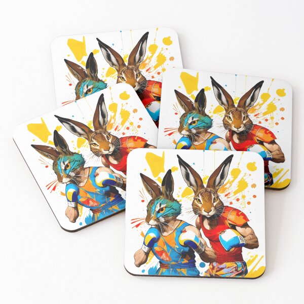 Item preview, Boxing Jackrabbits  designed and sold by Awesome Things.