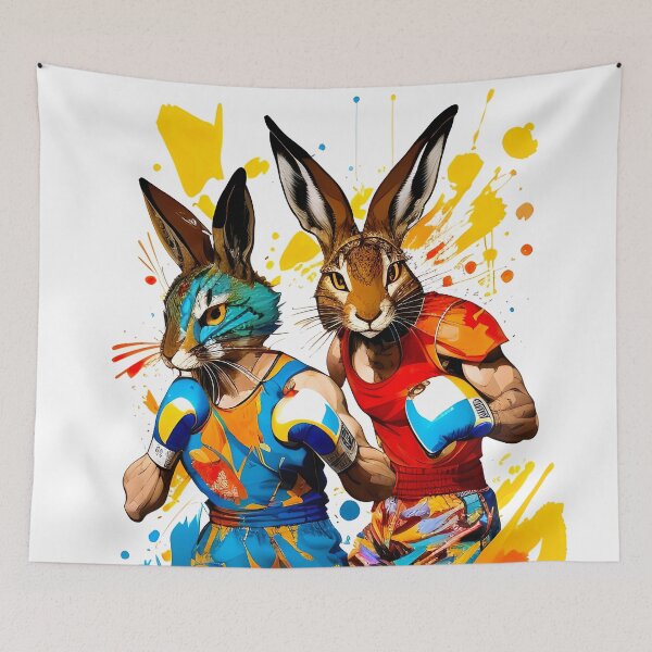 Item preview, Boxing Jackrabbits  designed and sold by Awesome Things.