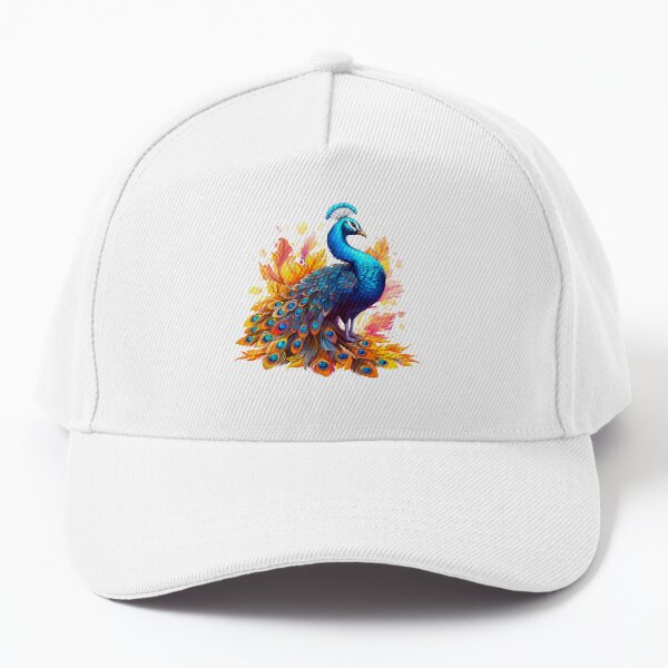Blauer Pfau Baseball Cap