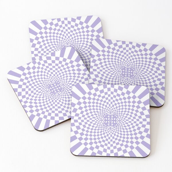 Item preview, Checker Board Mosaic - purple & white designed and sold by CeriLodge.