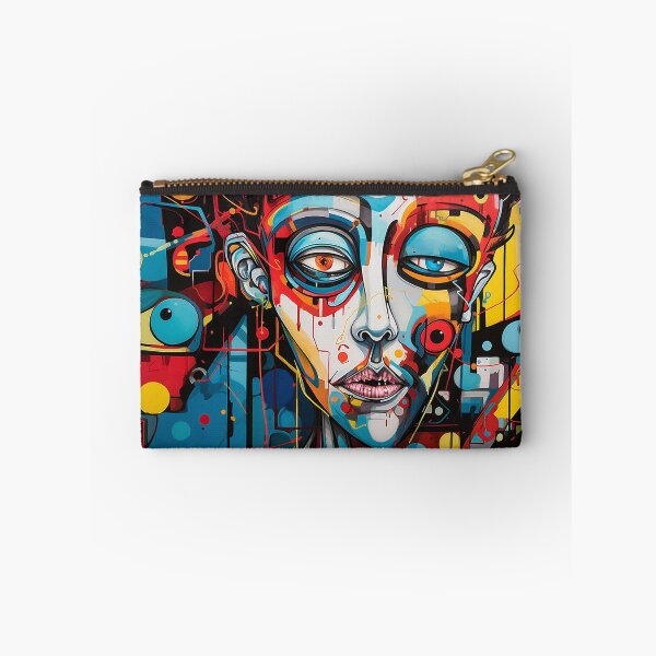 Item preview, Abstract portrait with expressive facial features designed and sold by DigitalArts24.