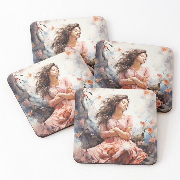 Item preview, Meditation Art in Watercolor Style designed and sold by Namrata-B.