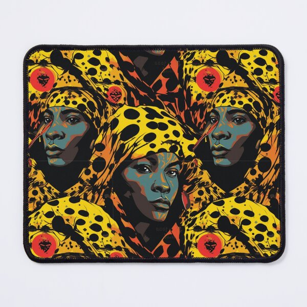 Item preview, Leopard Locs Afrocentric Tribal Pattern designed and sold by LocFestNYC.