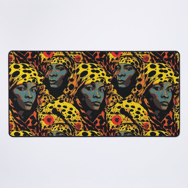 Item preview, Leopard Locs Afrocentric Tribal Pattern designed and sold by LocFestNYC.