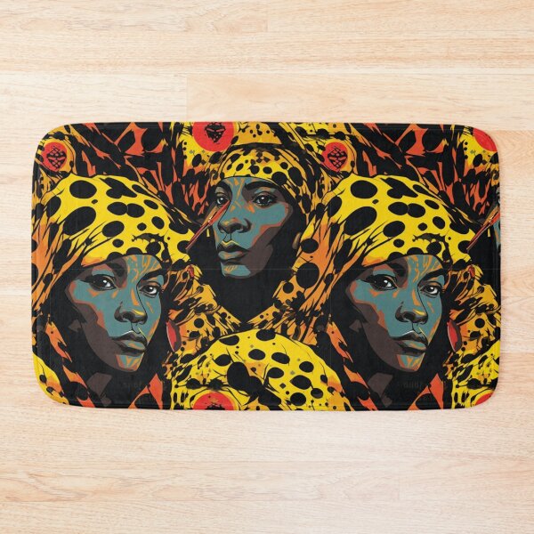 Item preview, Leopard Locs Afrocentric Tribal Pattern designed and sold by LocFestNYC.