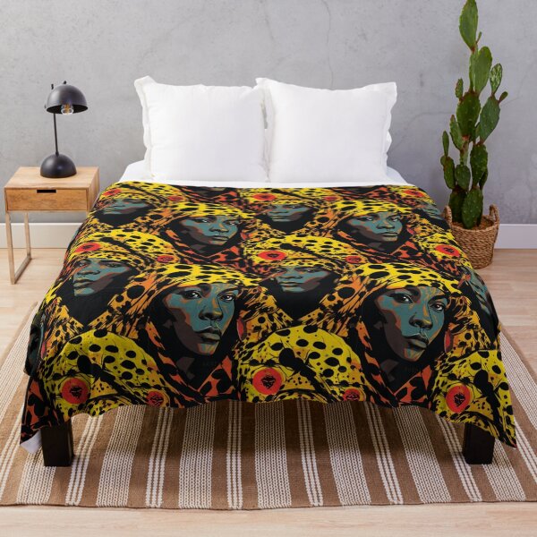 Item preview, Leopard Locs Afrocentric Tribal Pattern designed and sold by LocFestNYC.