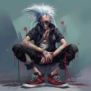 Artwork thumbnail, Punk Rocker by TheVisualCrowd
